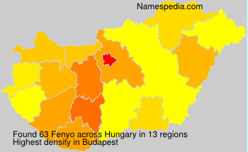 Surname Fenyo in Hungary Surname Fenyo in Hungary