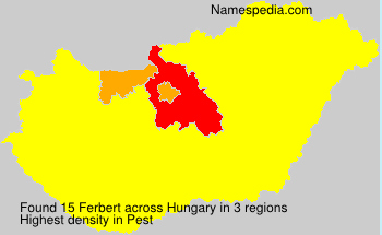 Surname Ferbert in Hungary Surname Ferbert in Hungary