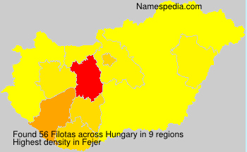 Surname Filotas in Hungary Surname Filotas in Hungary