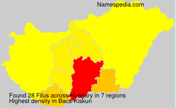 Surname Filus in Hungary Surname Filus in Hungary