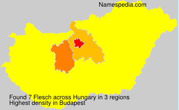 Surname Flesch in Hungary Surname Flesch in Hungary