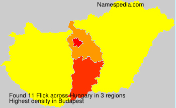Surname Flick in Hungary Surname Flick in Hungary