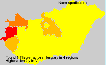 Surname Fliegler in Hungary Surname Fliegler in Hungary