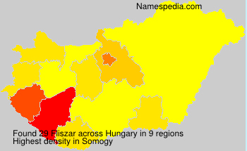 Surname Fliszar in Hungary Surname Fliszar in Hungary
