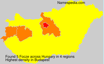 Surname Focze in Hungary Surname Focze in Hungary