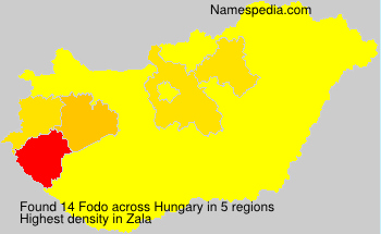 Surname Fodo in Hungary Surname Fodo in Hungary