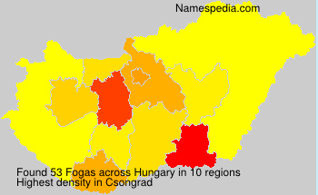Surname Fogas in Hungary Surname Fogas in Hungary