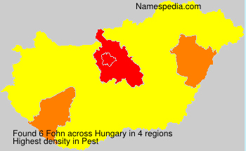 Surname Fohn in Hungary Surname Fohn in Hungary