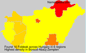 Surname Foldeak in Hungary Surname Foldeak in Hungary
