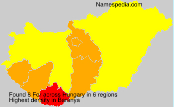 Surname For in Hungary Surname For in Hungary