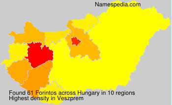 Surname Forintos in Hungary Surname Forintos in Hungary