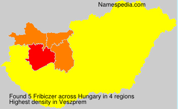 Surname Fribiczer in Hungary Surname Fribiczer in Hungary