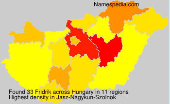 Surname Fridrik in Hungary Surname Fridrik in Hungary