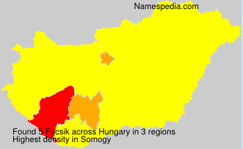Surname Fucsik in Hungary Surname Fucsik in Hungary