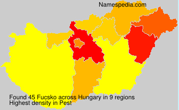 Surname Fucsko in Hungary Surname Fucsko in Hungary