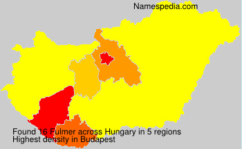 Surname Fulmer in Hungary Surname Fulmer in Hungary