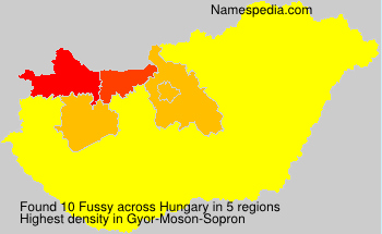 Surname Fussy in Hungary Surname Fussy in Hungary