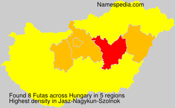 Surname Futas in Hungary Surname Futas in Hungary