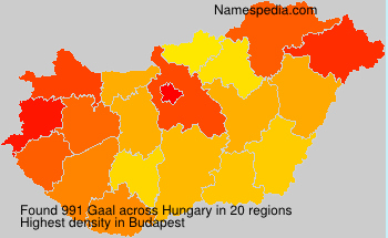 Surname Gaal in Hungary Surname Gaal in Hungary