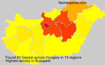 Surname Gacsal in Hungary Surname Gacsal in Hungary