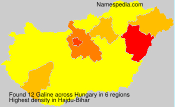 Surname Galine in Hungary Surname Galine in Hungary
