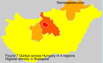 Surname Garbai in Hungary Surname Garbai in Hungary