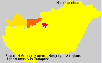 Surname Gasparek in Hungary Surname Gasparek in Hungary