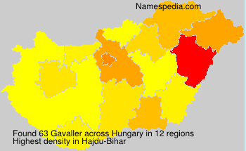 Surname Gavaller in Hungary Surname Gavaller in Hungary