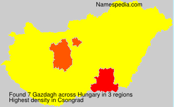 Surname Gazdagh in Hungary Surname Gazdagh in Hungary
