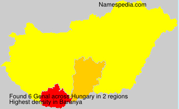 Surname Genal in Hungary Surname Genal in Hungary