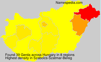 Surname Gerda in Hungary Surname Gerda in Hungary