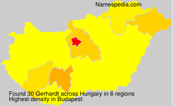 Surname Gerhardt in Hungary Surname Gerhardt in Hungary