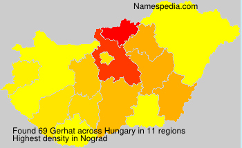 Surname Gerhat in Hungary Surname Gerhat in Hungary