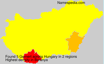 Surname Gernert in Hungary Surname Gernert in Hungary