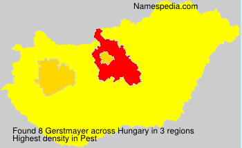 Surname Gerstmayer in Hungary Surname Gerstmayer in Hungary