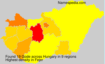 Surname Gode in Hungary Surname Gode in Hungary