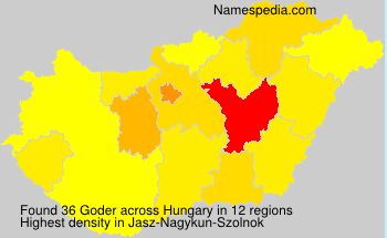 Surname Goder in Hungary Surname Goder in Hungary