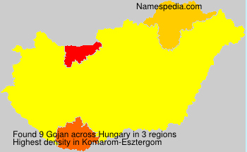 Surname Gojan in Hungary Surname Gojan in Hungary