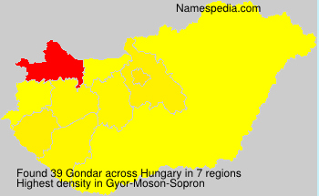 Surname Gondar in Hungary Surname Gondar in Hungary
