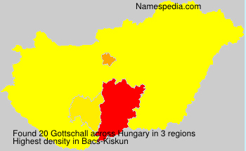 Surname Gottschall in Hungary Surname Gottschall in Hungary