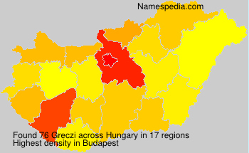 Surname Greczi in Hungary Surname Greczi in Hungary