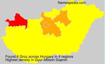 Surname Groz in Hungary Surname Groz in Hungary