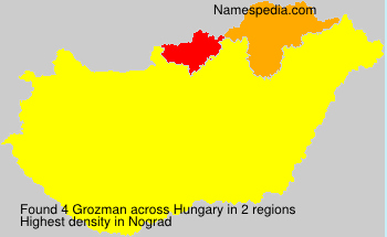 Surname Grozman in Hungary Surname Grozman in Hungary