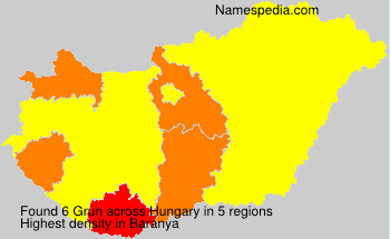 Surname Grun in Hungary Surname Grun in Hungary