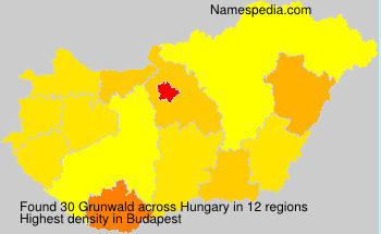 Surname Grunwald in Hungary Surname Grunwald in Hungary