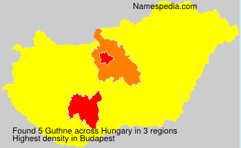 Surname Guthne in Hungary Surname Guthne in Hungary