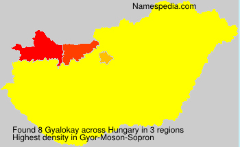Surname Gyalokay in Hungary Surname Gyalokay in Hungary