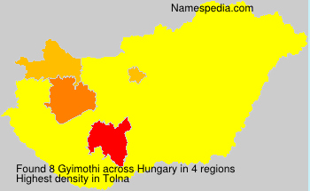 Surname Gyimothi in Hungary Surname Gyimothi in Hungary