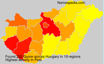 Surname Gyore in Hungary Surname Gyore in Hungary