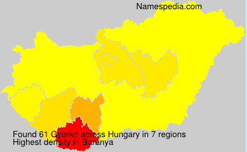 Surname Gyorko in Hungary
